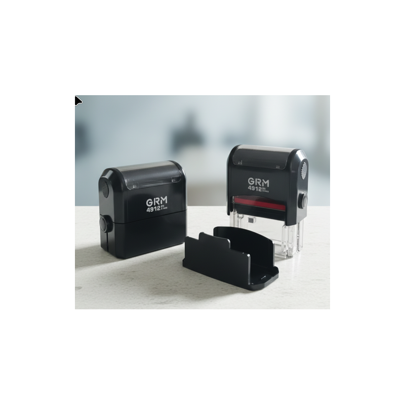 sello portátil con tapa